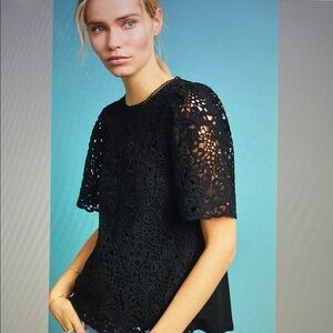 Anthropologie Suzy Lace Top by Eri + Ali